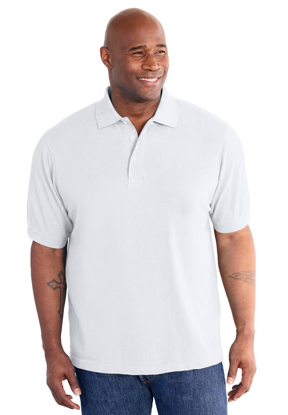 KingSize Big & Tall Shrink-Less Classic Cotton Polo Shirt