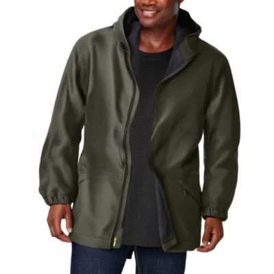 Мужской дождевик KingSize Men's Fleece-Lined Slicker Rain Coat