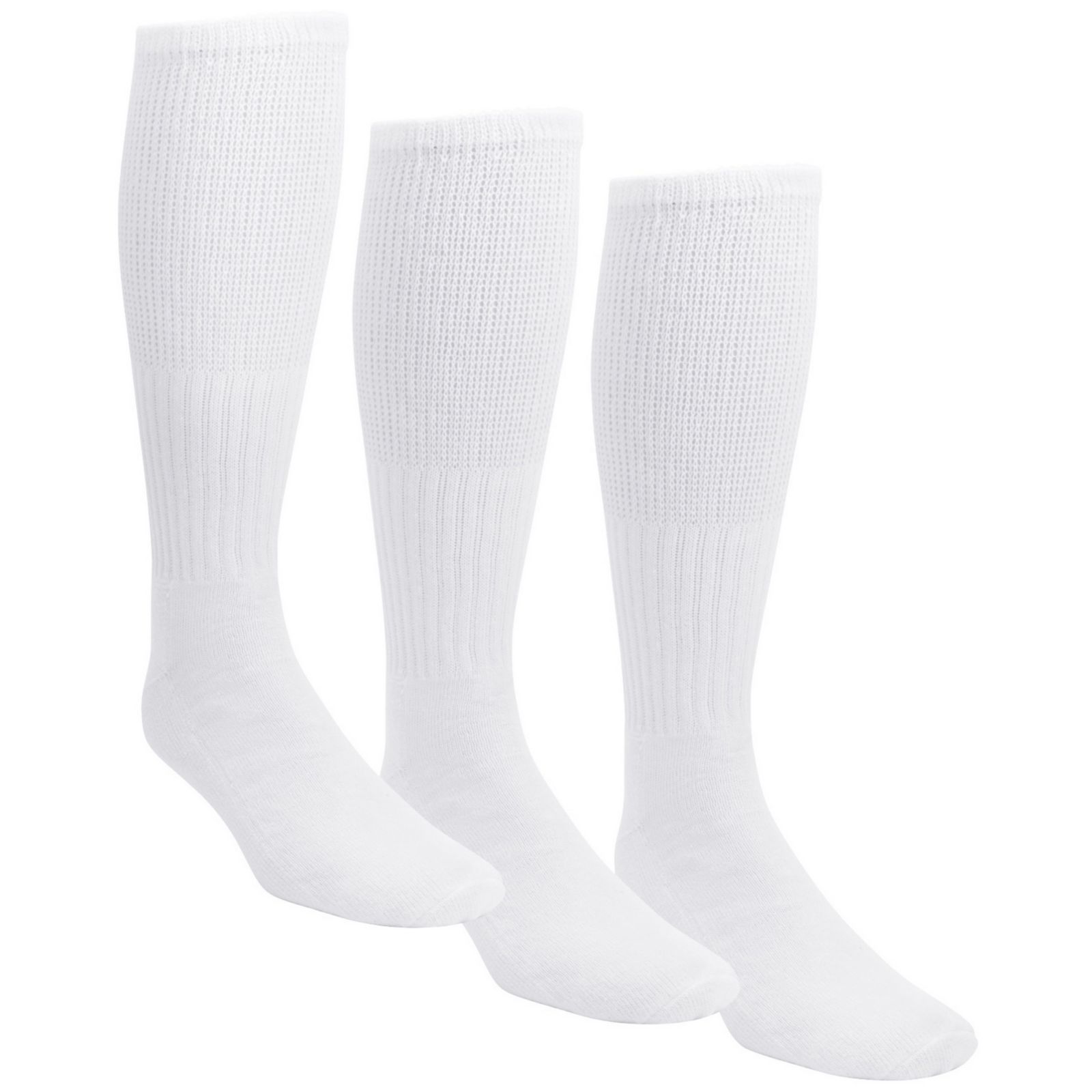 KingSize Big & Tall Diabetic Over-The-Calf Extra Wide Socks 3-Pack