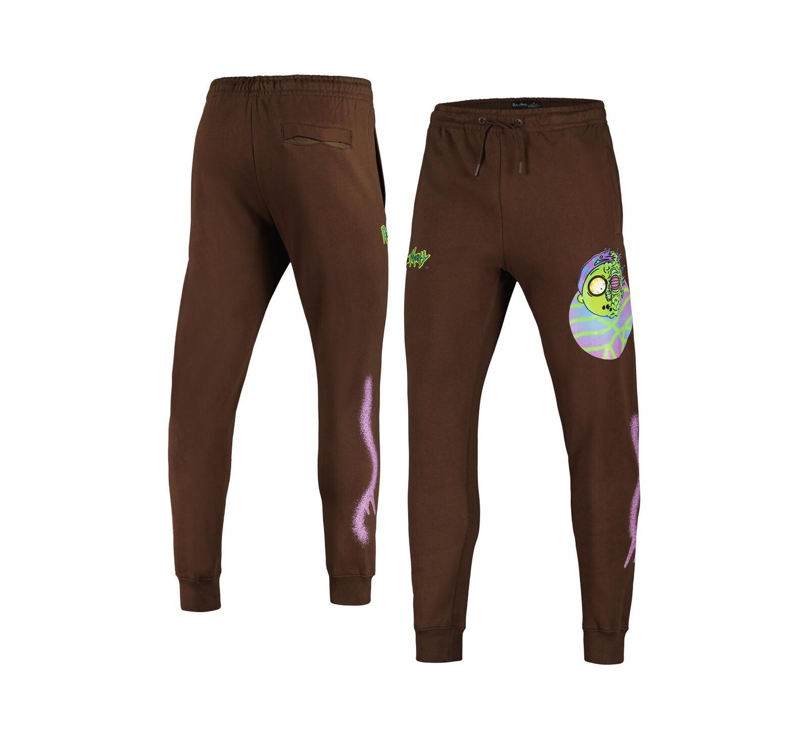 Freeze Max Men's Brown Rick And Morty Morty Jogger Pants