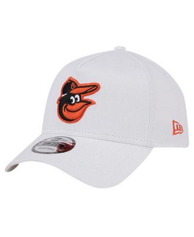 New Era Мужская регулируемая кепка Baltimore Orioles TC A-Frame 9FORTY, белая