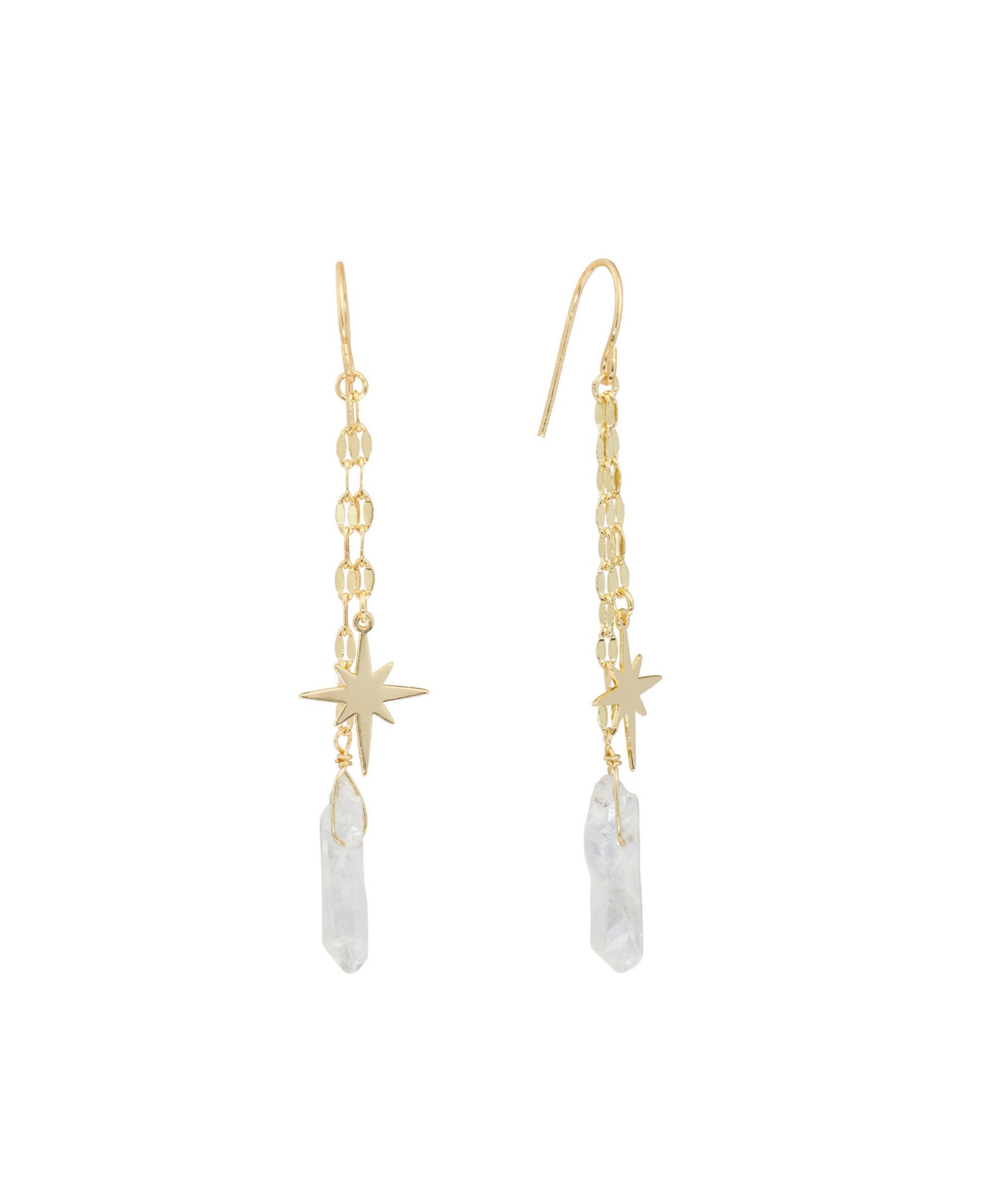 Macy's серьги-подвески Aurora Borealis или Mystic Quartz Starburst Drop Earrings