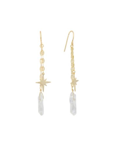 Macy's серьги-подвески Aurora Borealis или Mystic Quartz Starburst Drop Earrings