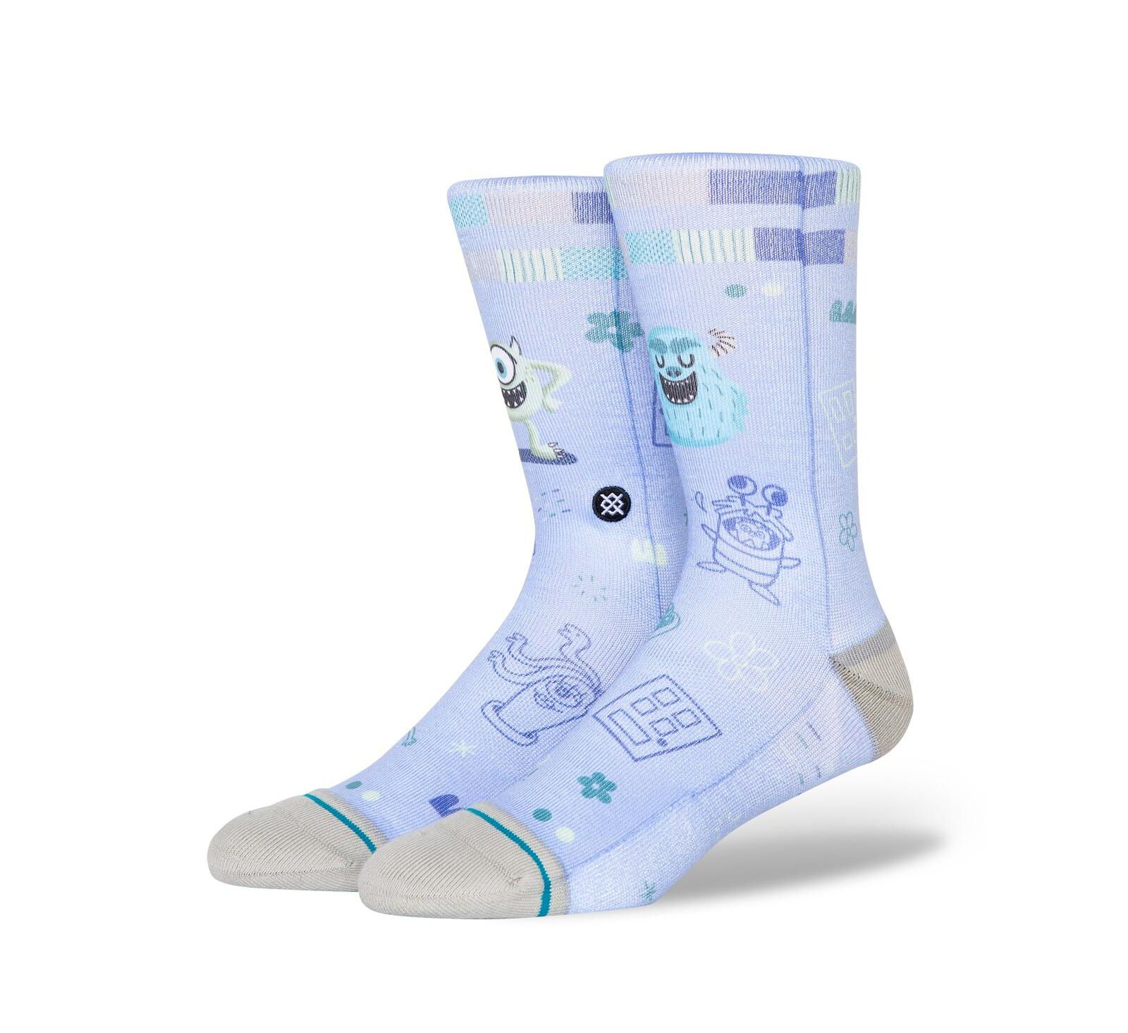 Stance Men's and Women's Monsters, Inc. FreshTek Crew Socks