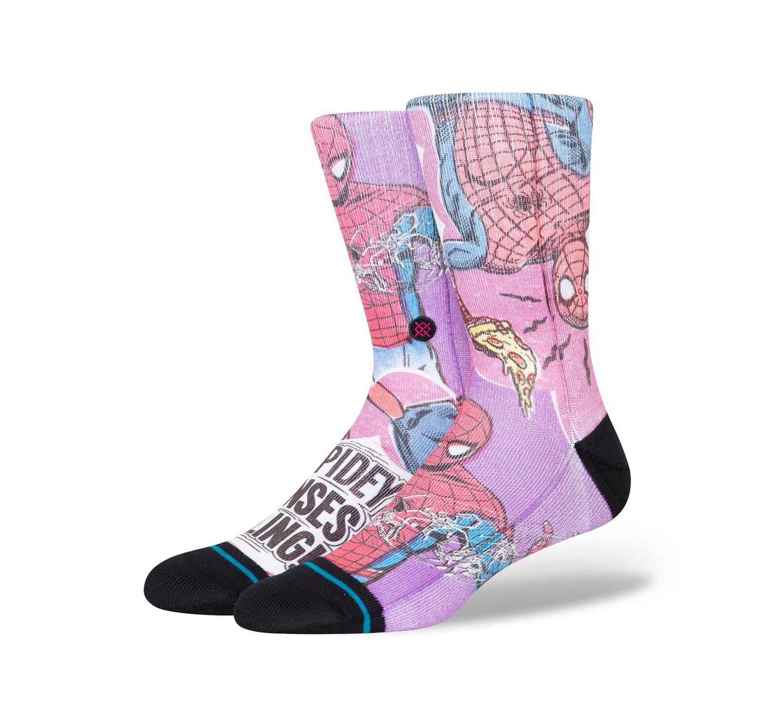 Stance Men's and Women's Spider-Man FreshTek Crew Socks