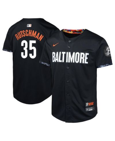 Nike Limited игровая джерси Adley Rutschman Black Baltimore Orioles City Connect для мальчиков Big Boys and Girls