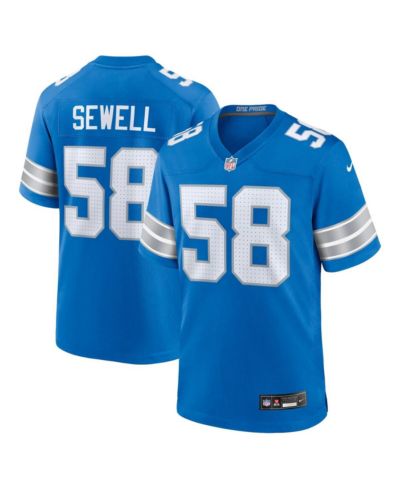 Мужская игровая джерси Nike Men's Penei Sewell Detroit Lions