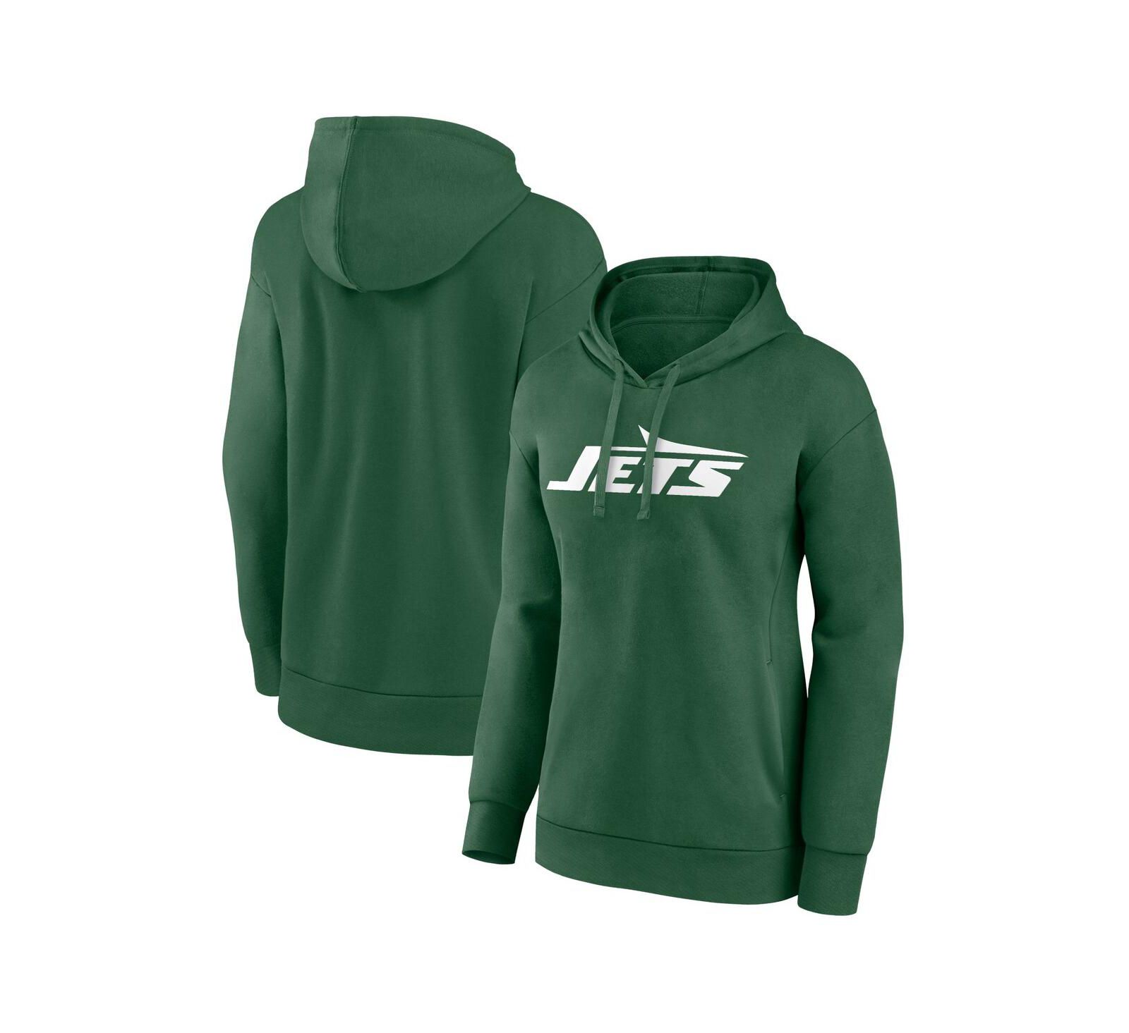 Fanatics Women's Green New York Jets Primary Logo Pullover Hoodie