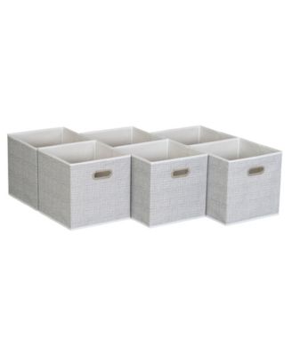 Household Essentials Fabric Storage Bins 6 Piece Set