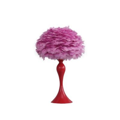 Streamdale Feather Contour Glam Table Lamp, 18.25