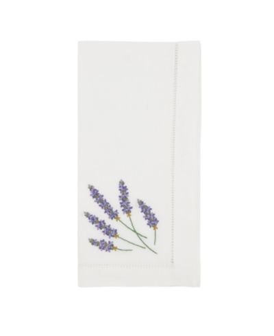 Набор салфеток Saro Lifestyle Garden Bliss с вышивкой, 6 шт., 20"x20"