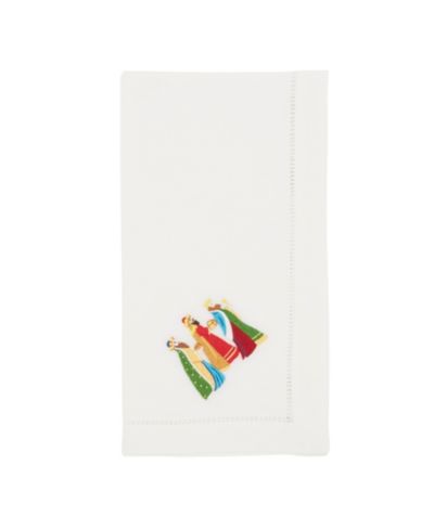 Набор салфеток Saro Lifestyle Majestic Embroidered Three Kings, 20"x20", комплект из 6 шт.