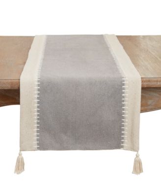 Дорожка на стол Saro Lifestyle Whipstitched Border Design 16"x72"