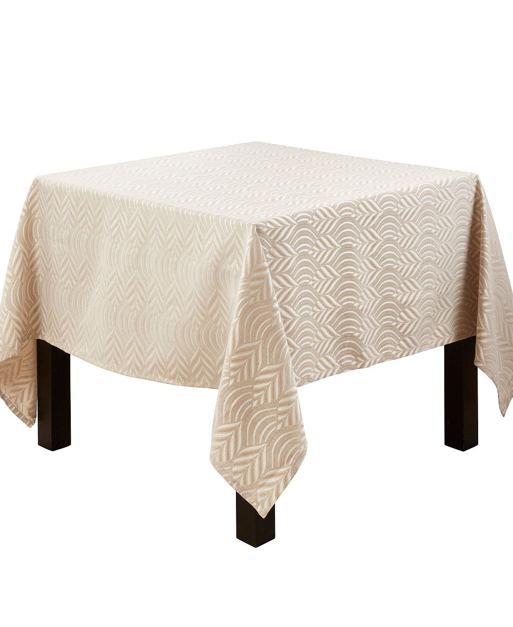 Скатерть Saro Lifestyle с жаккардовым узором, 72"x72"