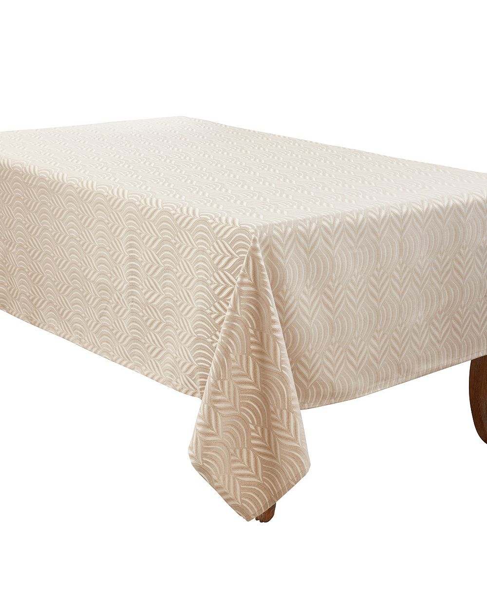 Saro Lifestyle изысканная скатерть с жаккардовым узором, 72"x120"