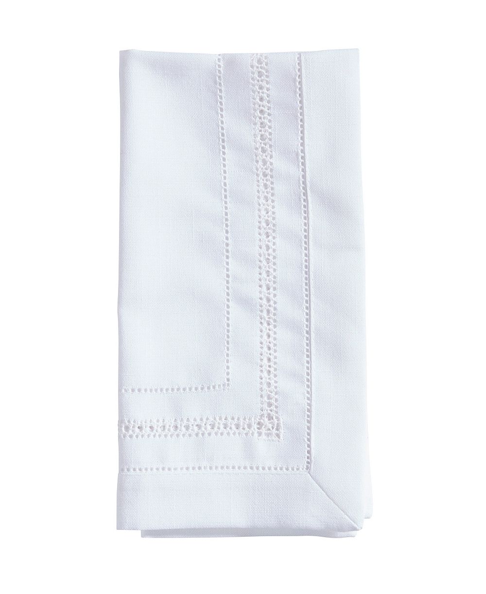 Набор салфеток для ужина Saro Lifestyle Traditional Hemstitch, 12 шт, 20"x20"