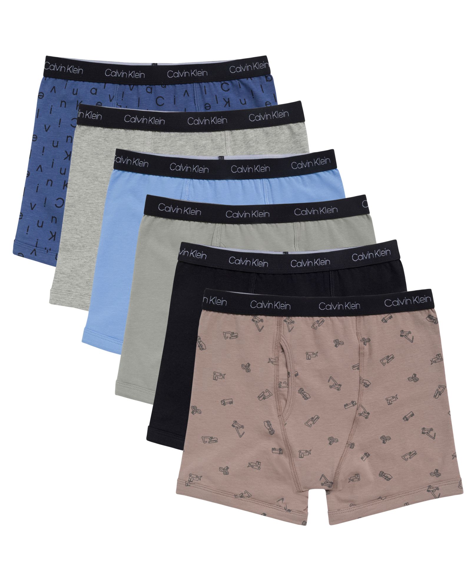 Calvin Klein Детские боксеры, 6 шт.