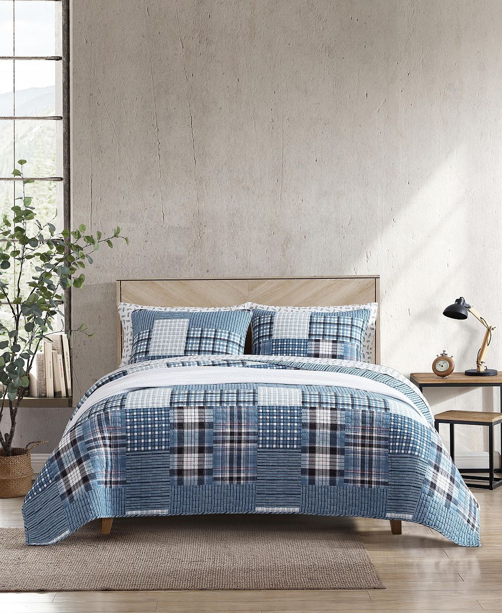 Eddie Bauer Hawthorne реверсивный стеганый комплект из 3-х предметов, King