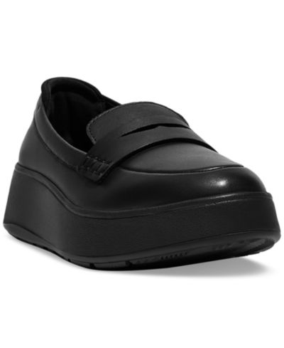 Женские лоферы FitFlop F-Mode Leather Flatform