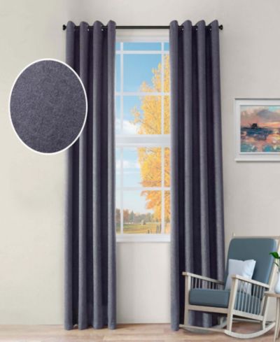 Superior Senna Durable Room Darkening Grommet Curtain Panels Set of 4