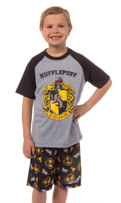 Детский комплект пижамы Harry Potter Hogwarts Castle All Houses 2 Piece Raglan