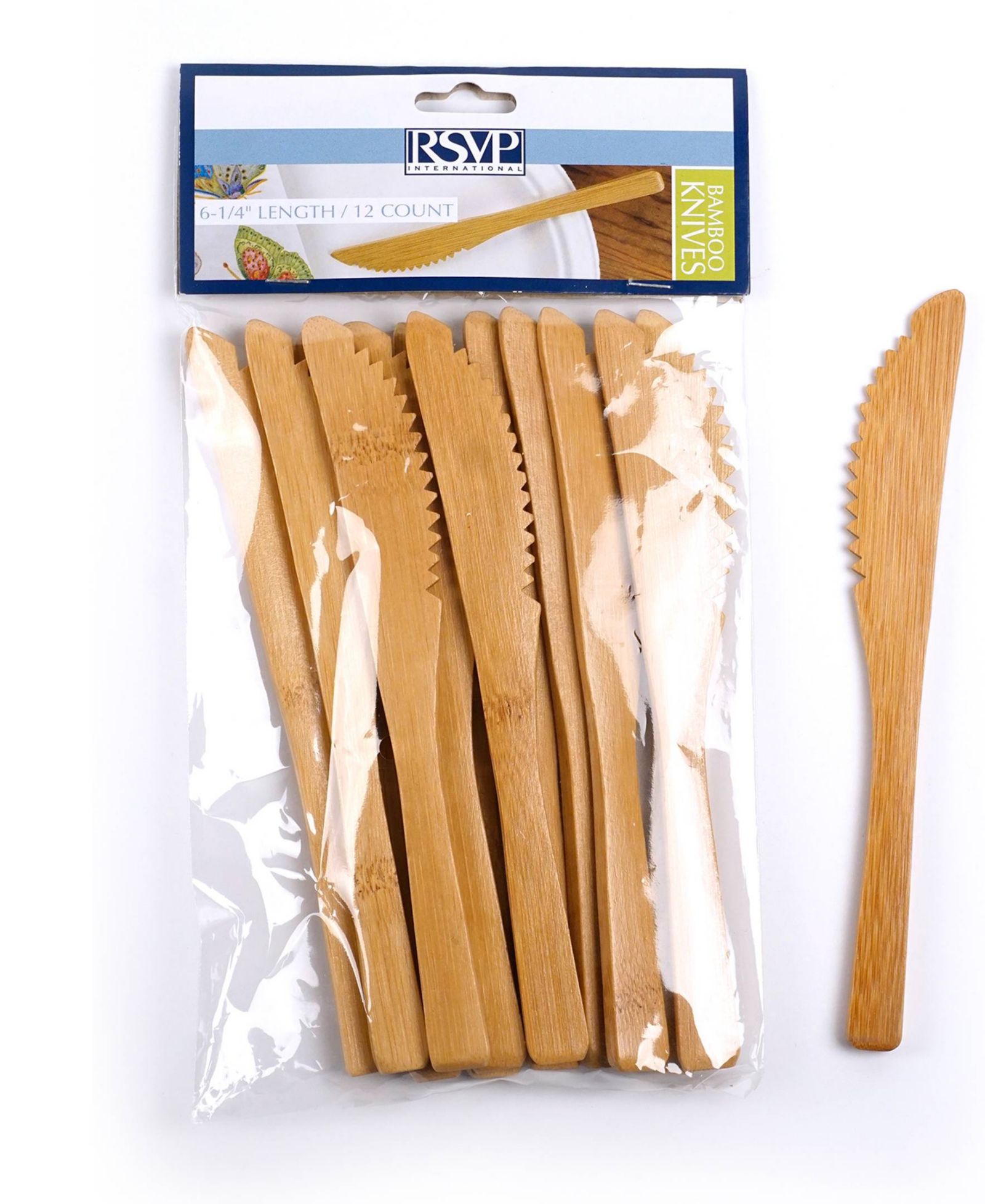 Набор ножей RSVP International из дерева, 12 шт, 6"