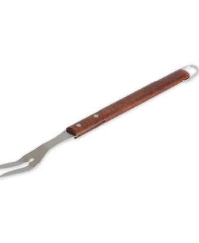 RSVP International Stainless Steel Rosewood 19"x2"x1" BBQ Fork