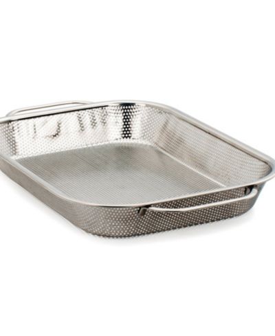 Противень для жарки RSVP International Precision Pierced Stainless Steel 17.5x11x2"