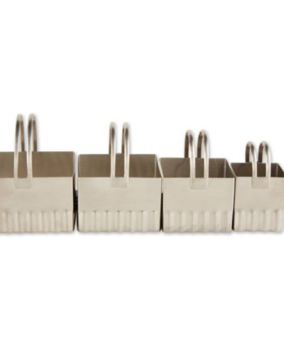 Набор из 4 квадратных вырубок для печенья RSVP International Endurance