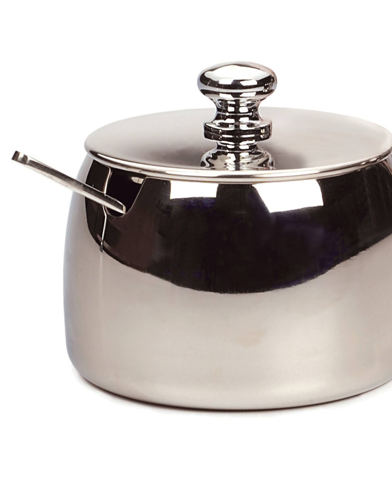 RSVP International Endurance 18/8 Stainless Steel 8 ounce Sugar Bowl Spoon