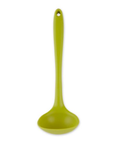 RSVP International Silicone Coated Steel 11x3.5" Ela Series Green Ladle
