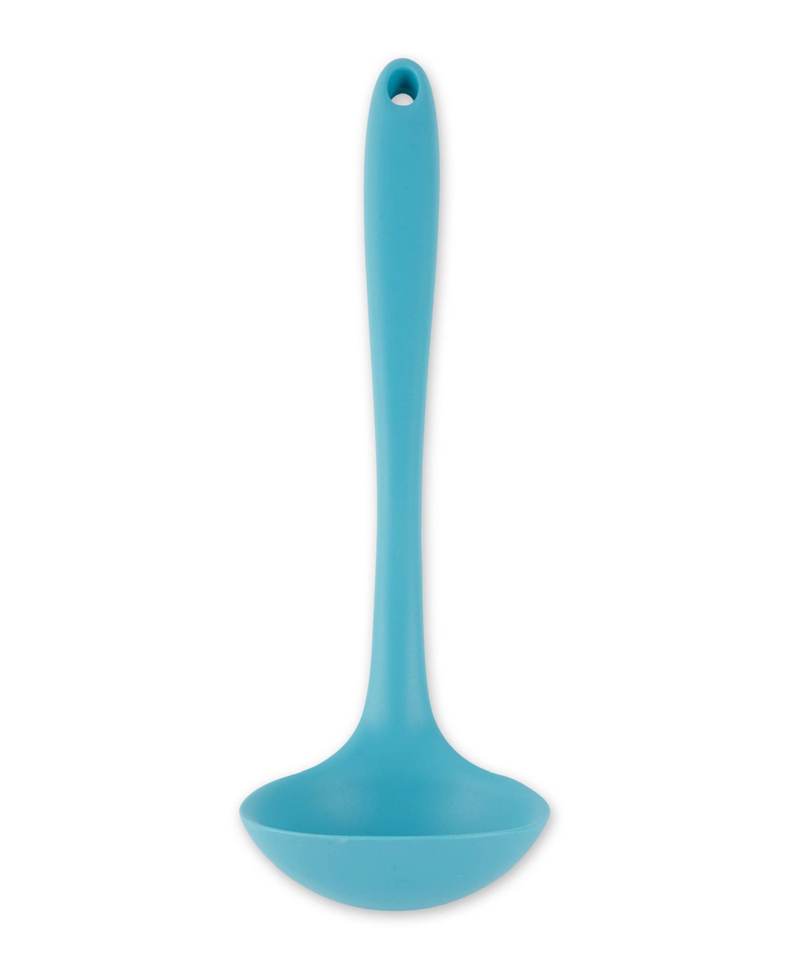 Половник RSVP International Ela Series Turquoise из стали с силиконовым покрытием