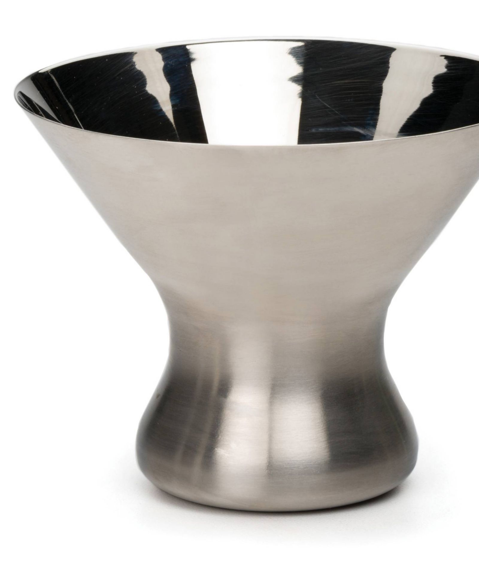 Бокал для мартини RSVP International Endurance Stainless Steel Stemless 4x4x4"
