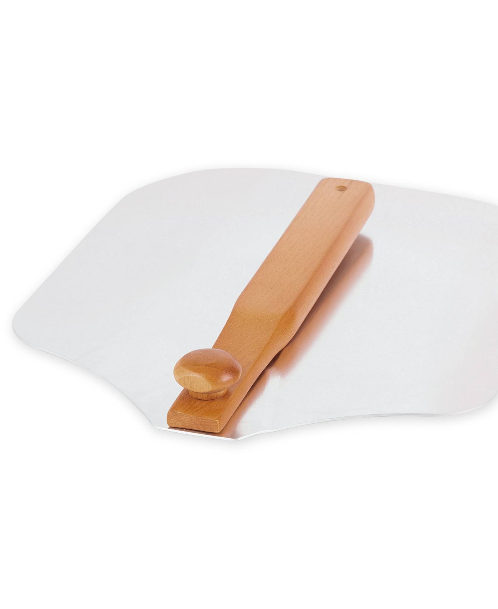 RSVP International Aluminum Hardwood Folding Pizza Peel Spatula