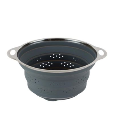 Складной дуршлаг RSVP International Endurance Silicone Stainless Steel Collapsible