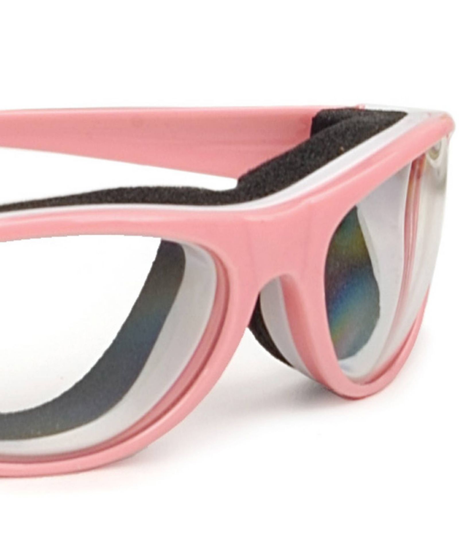 RSVP International Plastic 5.5" x 6.5" x 1.5" Onion Goggles - Pink Frame