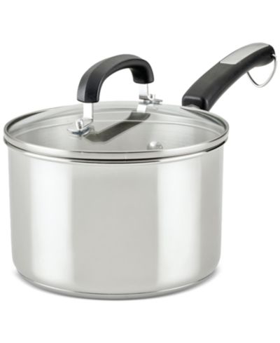 Кастрюля из нержавеющей стали Farberware Brilliance, 3-Qt. с крышкой