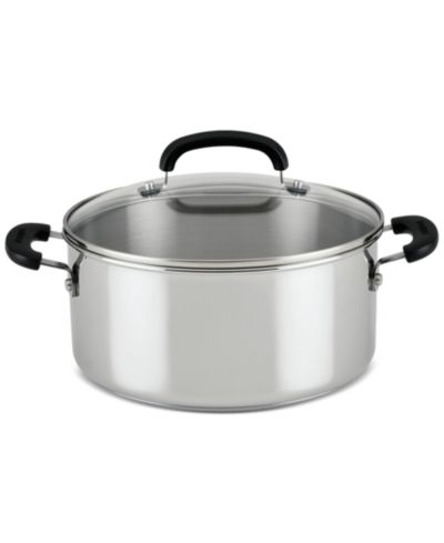 Farberware Brilliance Сотейник из нержавеющей стали с крышкой, 5 Qt