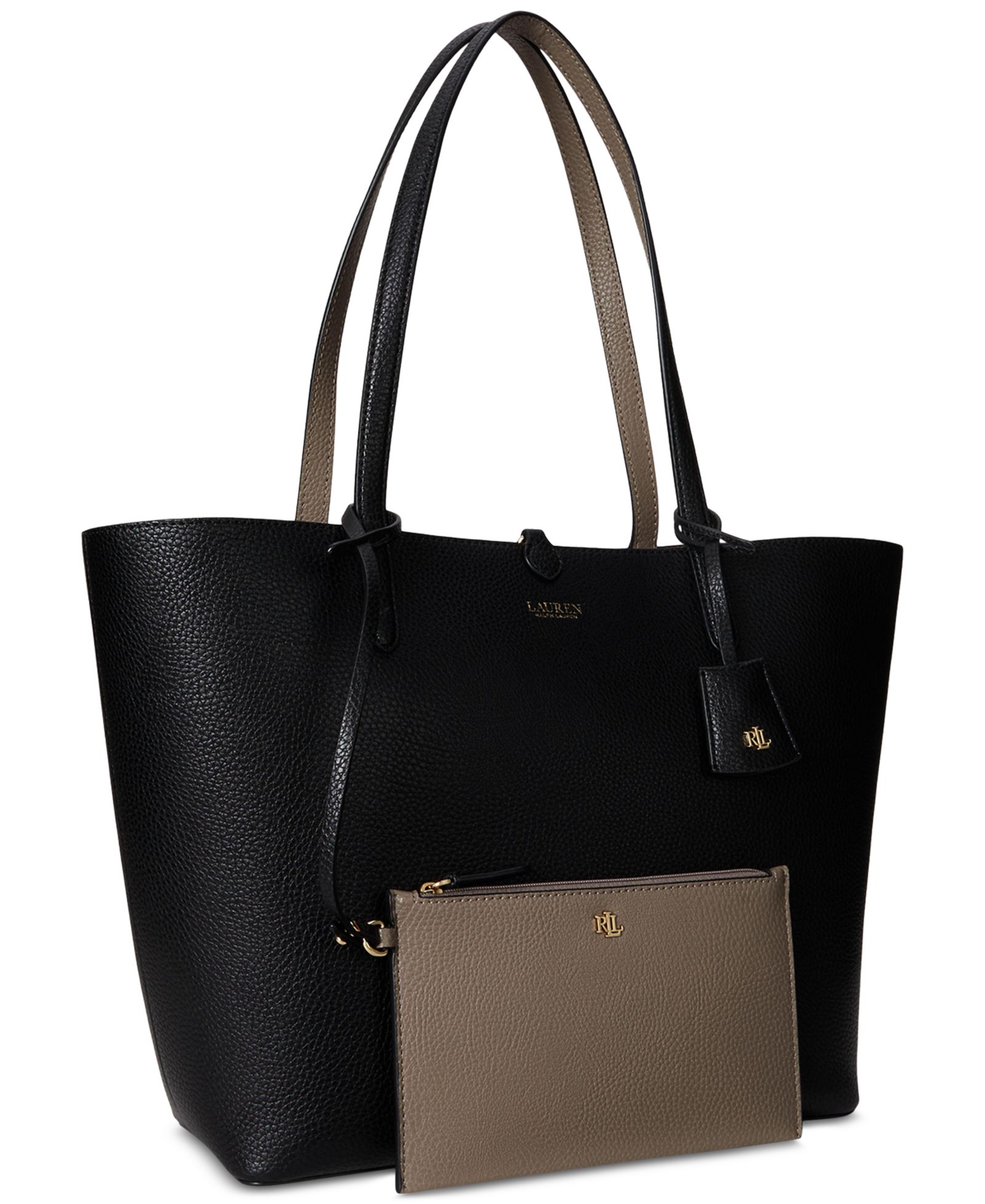 Lauren Ralph Lauren Reversible Extra-Large Tote Handbag