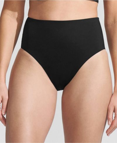 Lands' End Women's Cheeky High Waisted Bikini Bottoms