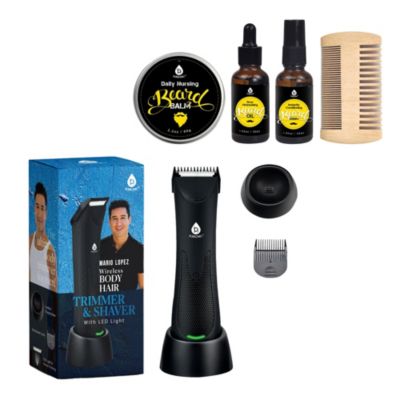 Набор для ухода за телом Mario Lopez Wireless Body Hair Trimmer & Shaver and Beard Care Grooming Kit