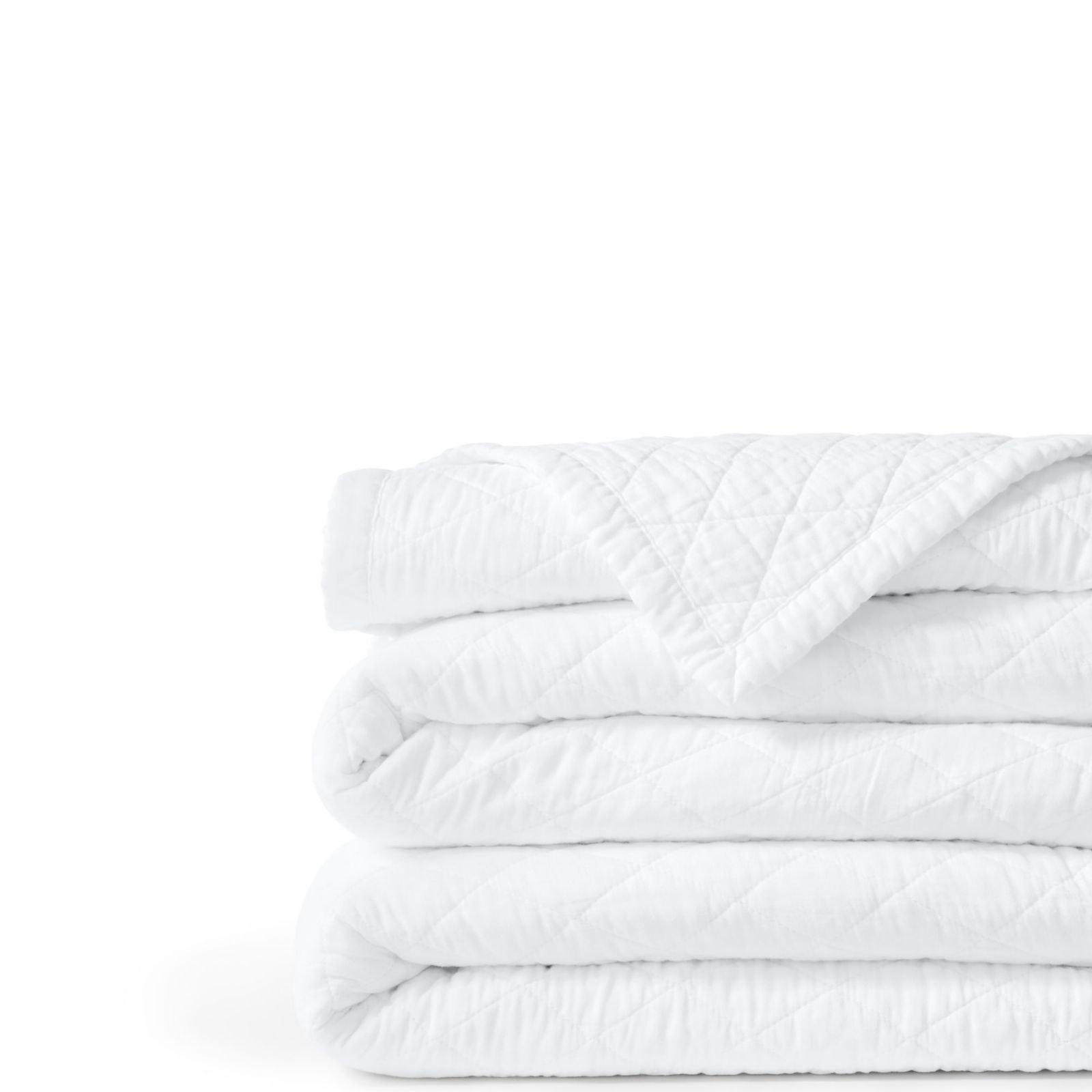 Lands' End Solid Diamond Double Voile Quilt