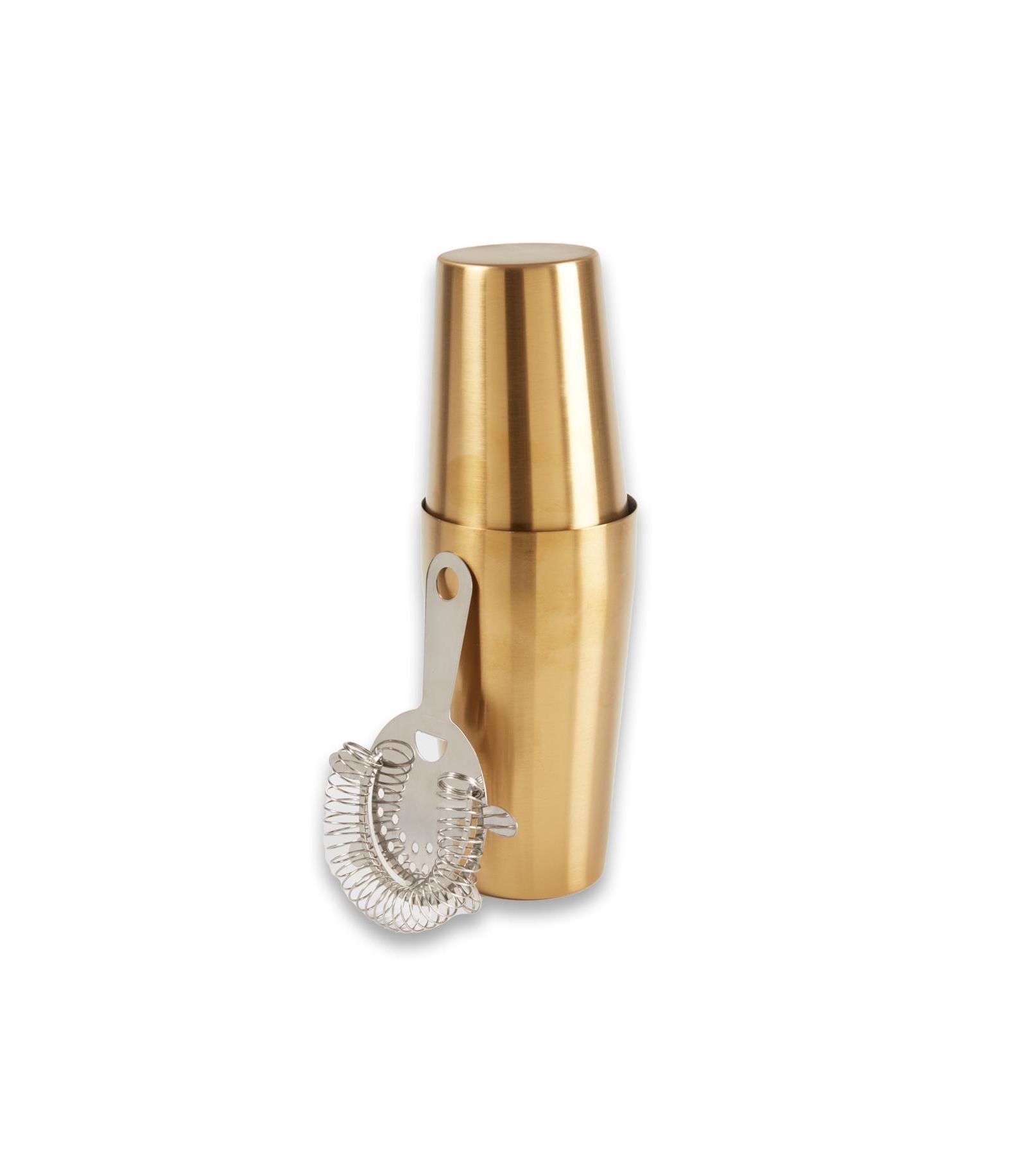 Коктейльный шейкер Bey-Berk Brushed Gold