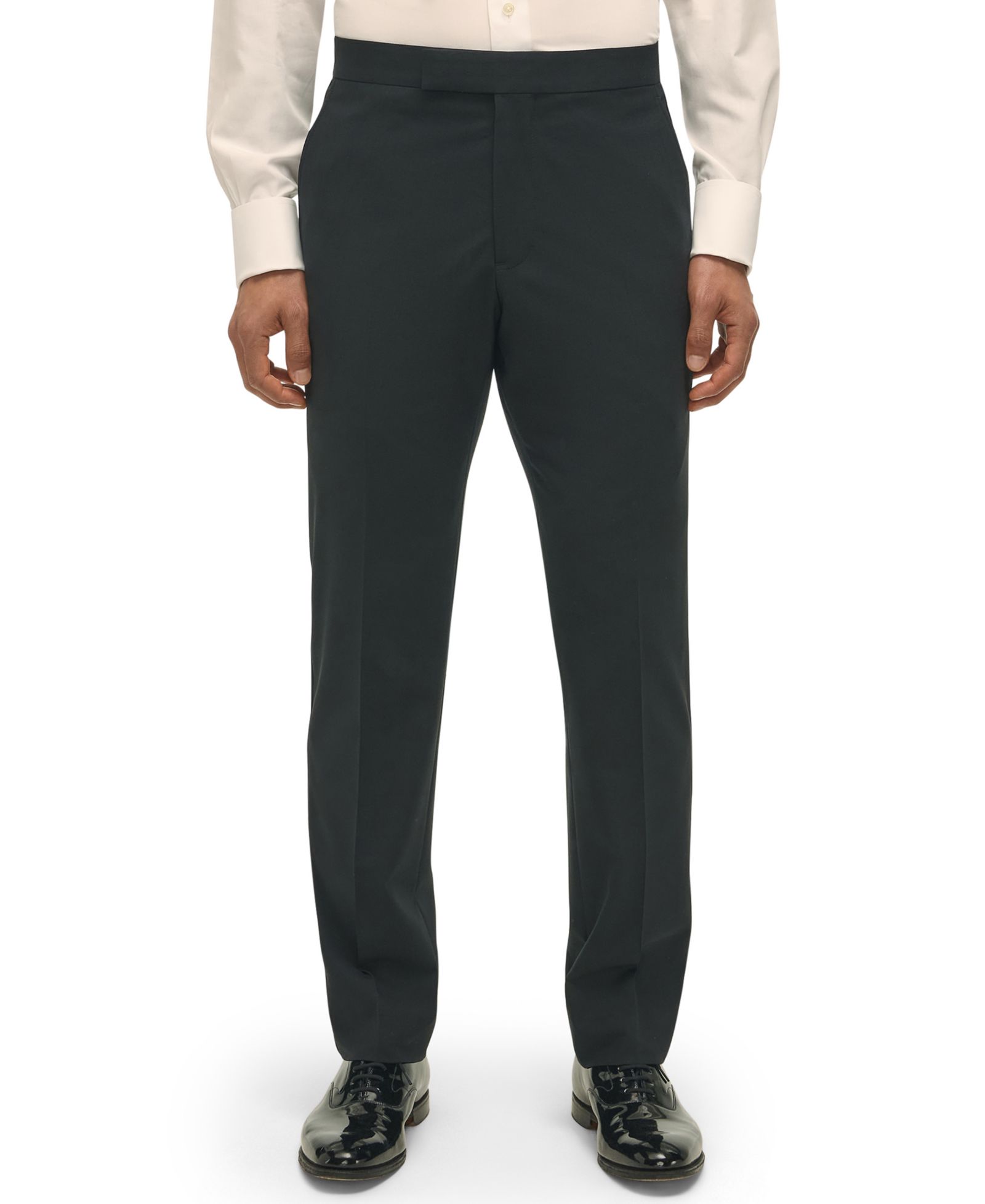 B by Brooks Brothers Men's Classic-Fit Wool Blend Tuxedo Suit Separates Pant