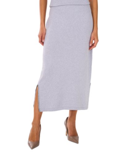 Женская трикотажная юбка-миди Vince Camuto Whipstitched