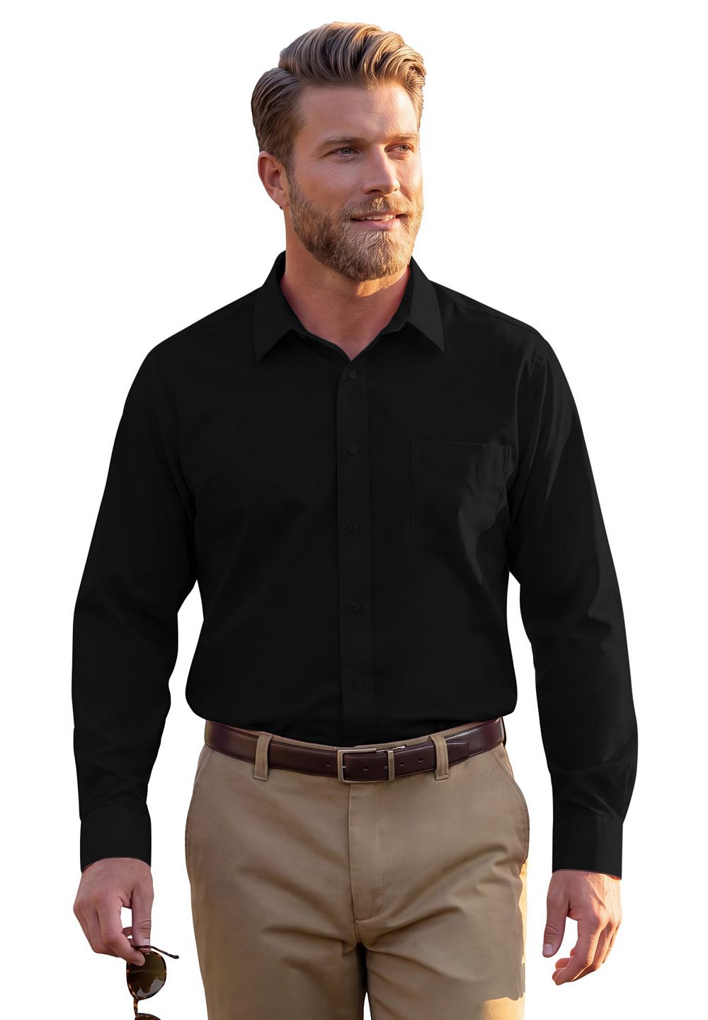 Мужская рубашка KingSize Wrinkle-Free Dress