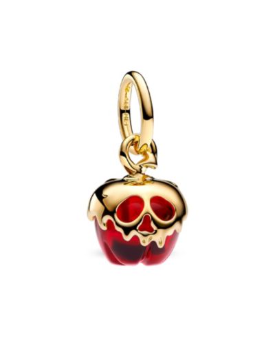Подвеска Pandora 14K Gold-Plated Disney Villains Evil Queen Apple Dangle Charm