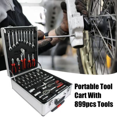 Ящик для инструментов Streamdale Furniture 14.37 Hand Tool Box с 4 слоями и колесами