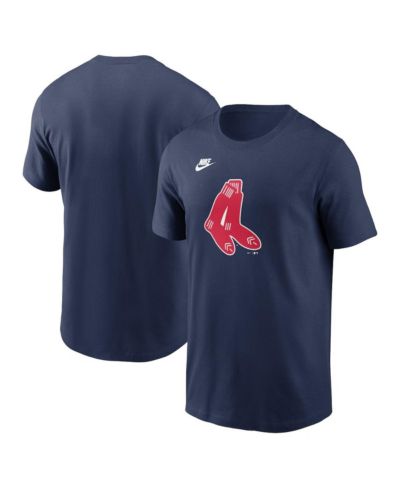 Мужская футболка Nike Boston Red Sox с логотипом команды, темно-синяя