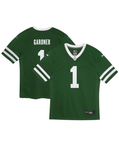 Nike игровая джерси Ahmad Sauce Gardner Legacy Green New York Jets для малышей